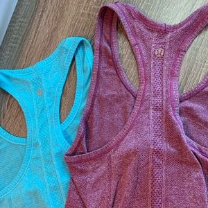 Lot of 2 lululemon tank tops